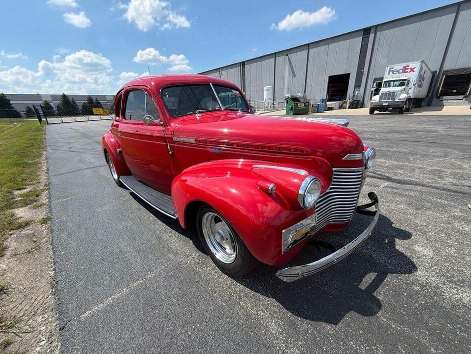 Classic Chevrolet coupe, picked up in Plainfield, IN