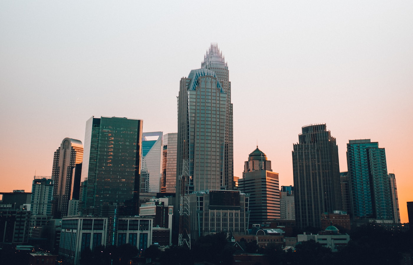 Downtown Charlotte, NC skyline — Velocity Logistics ships cars to and from Charlotte