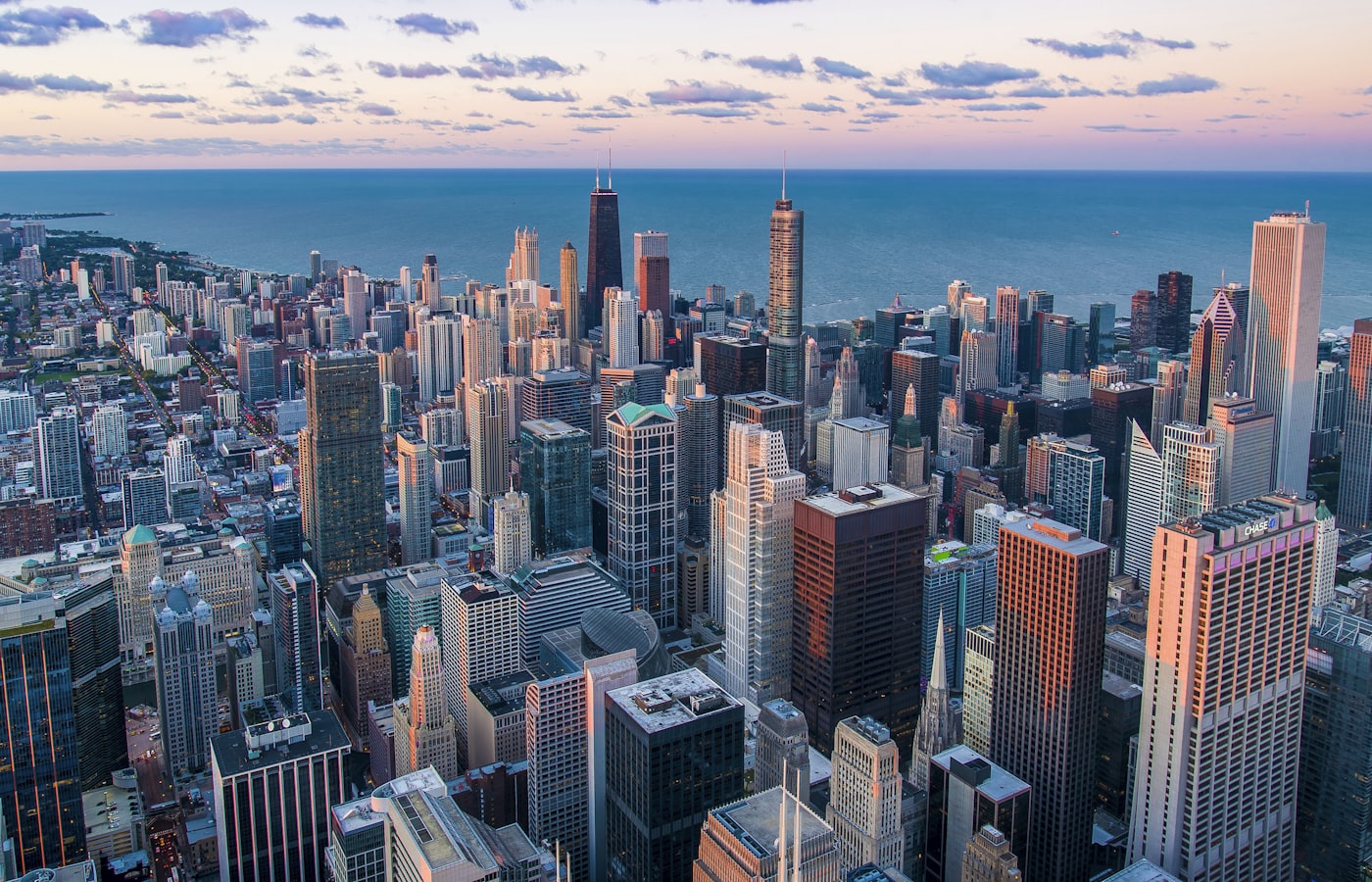 Downtown Chicago, IL skyline — Velocity Logistics ships cars to and from Chicago