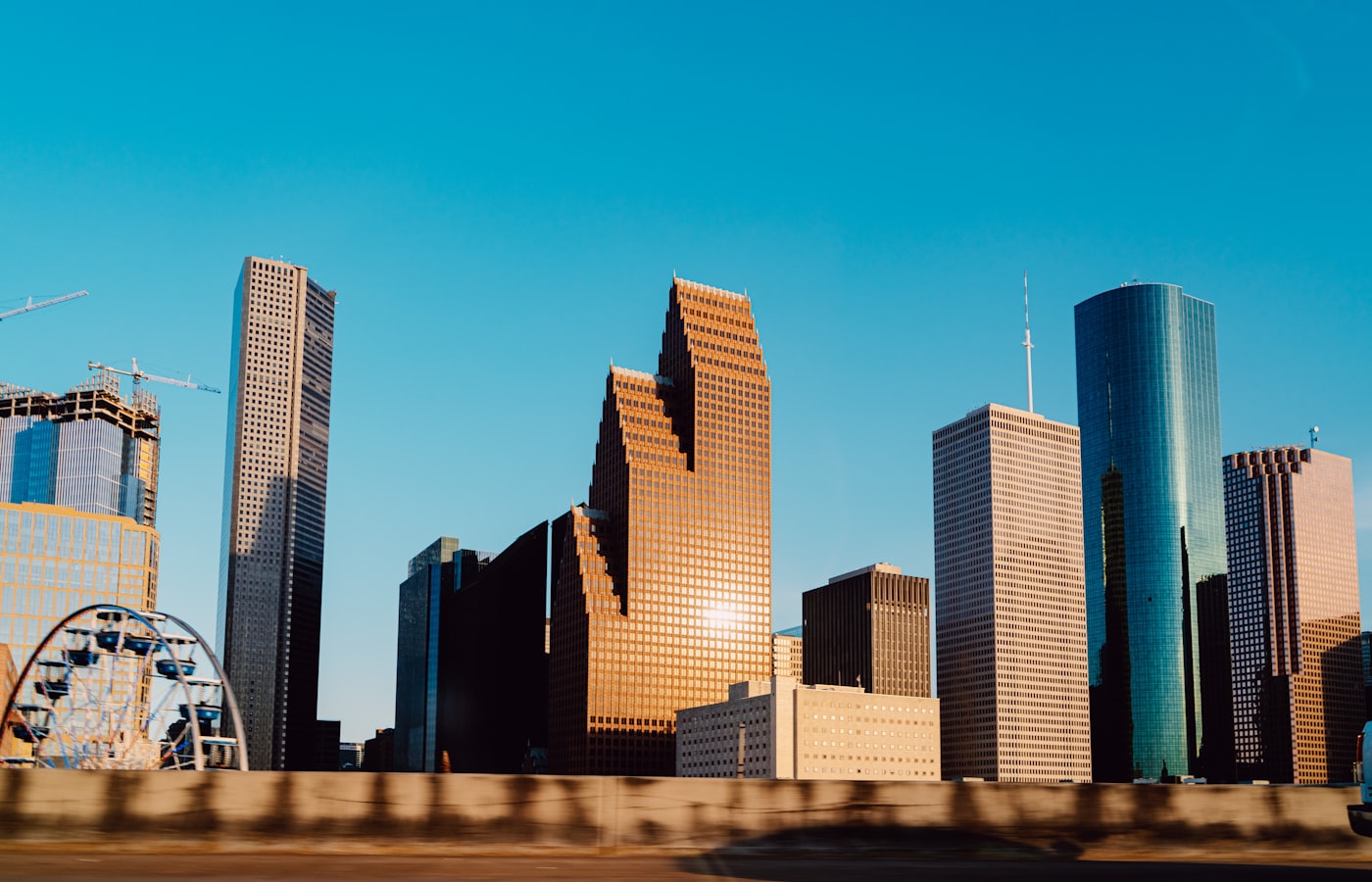 Downtown Houston, TX skyline — Velocity Logistics ships cars to and from Houston